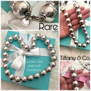 Ultra rare 16mm Tiffany & Co. jumbo size hardware necklace